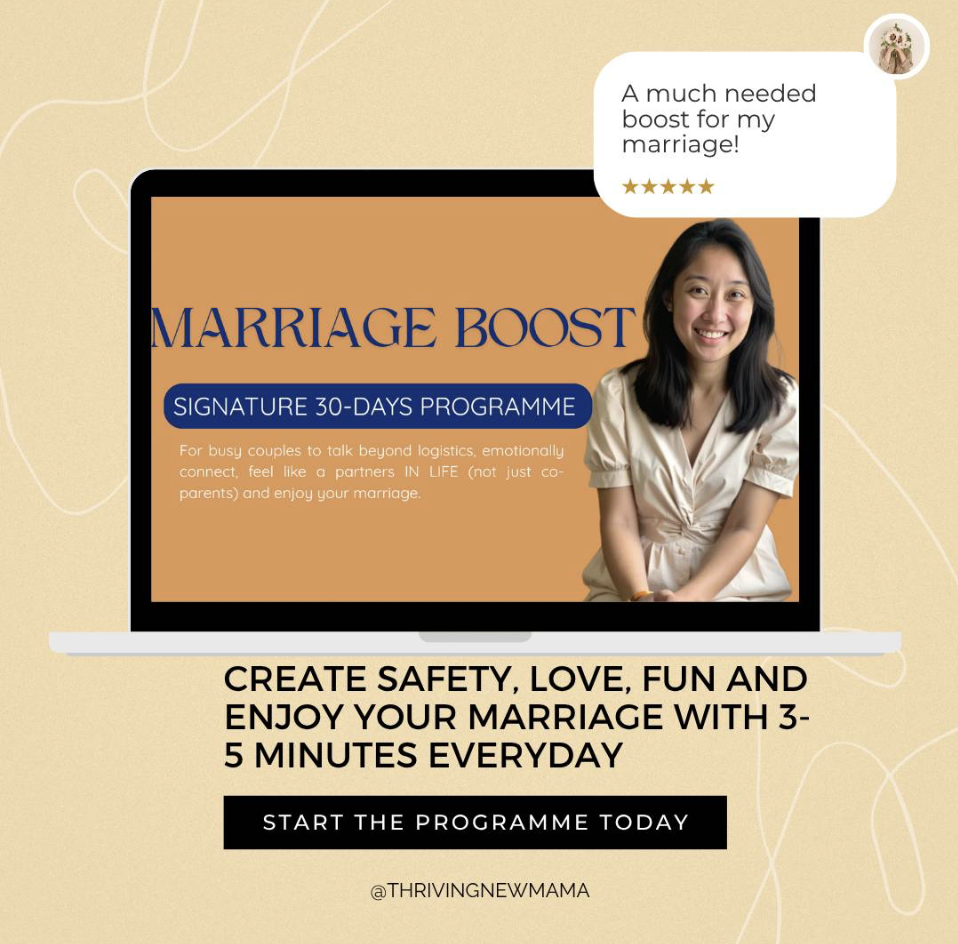 Marriage Boost programme preview